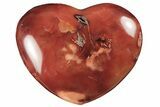 Colorful Carnelian Agate Heart #205162-1